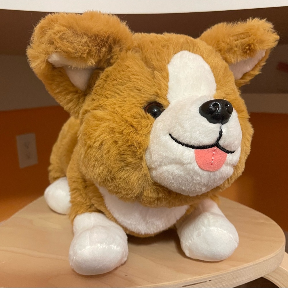 Warmies Corgi dog weighted stuffed animal microwave removable heat pack